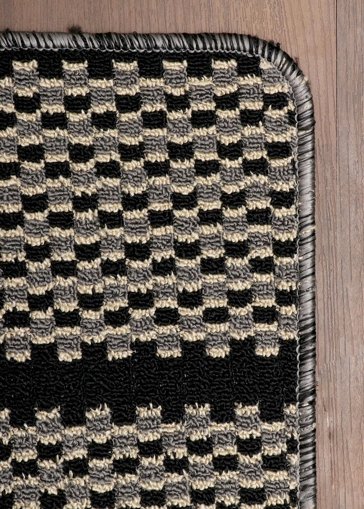 Tufted Door Mat with dot felt back