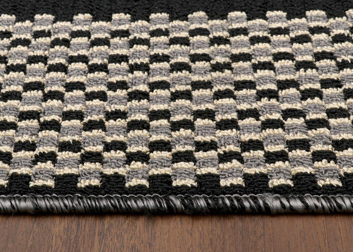 Tufted Door Mat with dot felt back