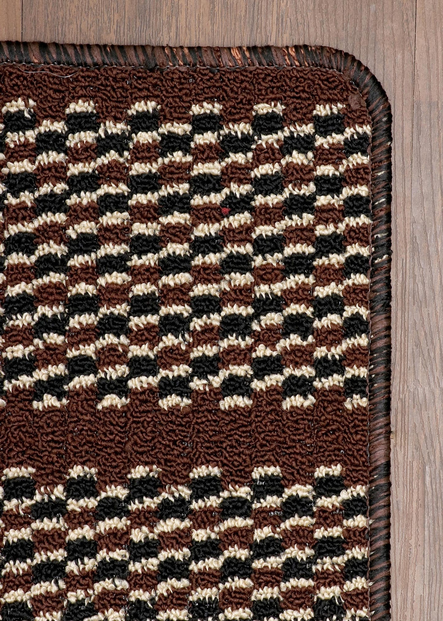 Tufted Door Mat with dot felt back