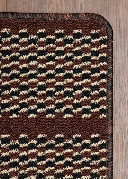 Tufted Door Mat with dot felt back