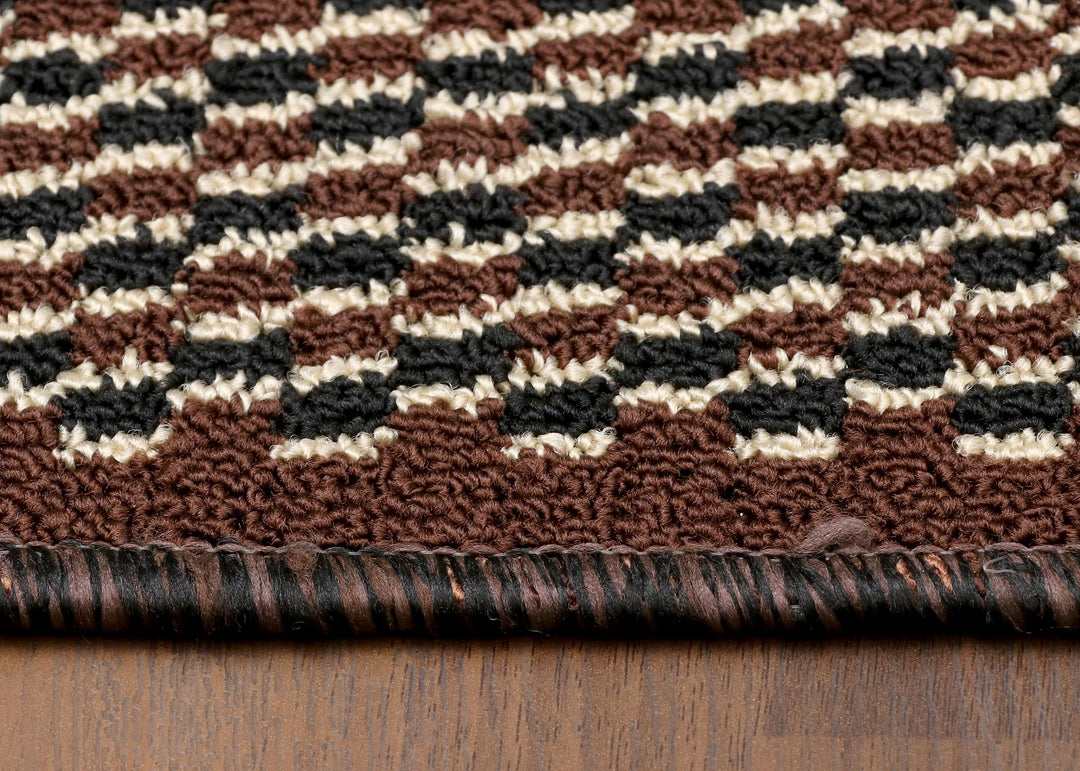 Tufted Door Mat with dot felt back