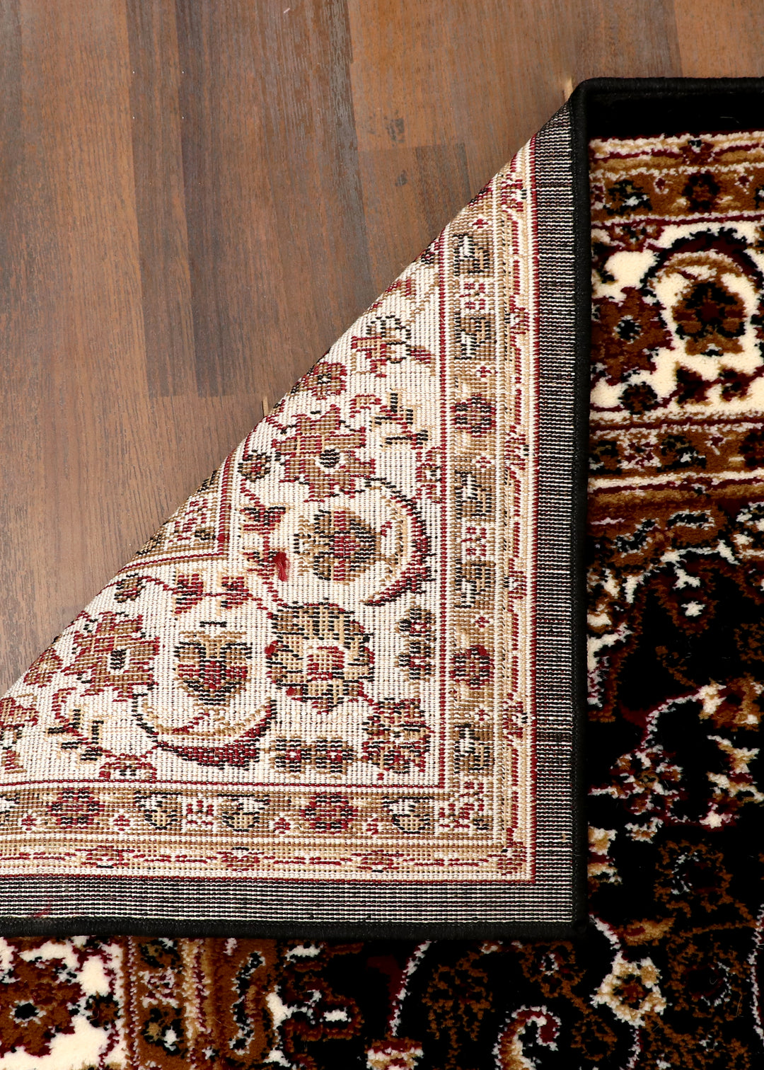 Midnight Vine Medallion Woven Rug