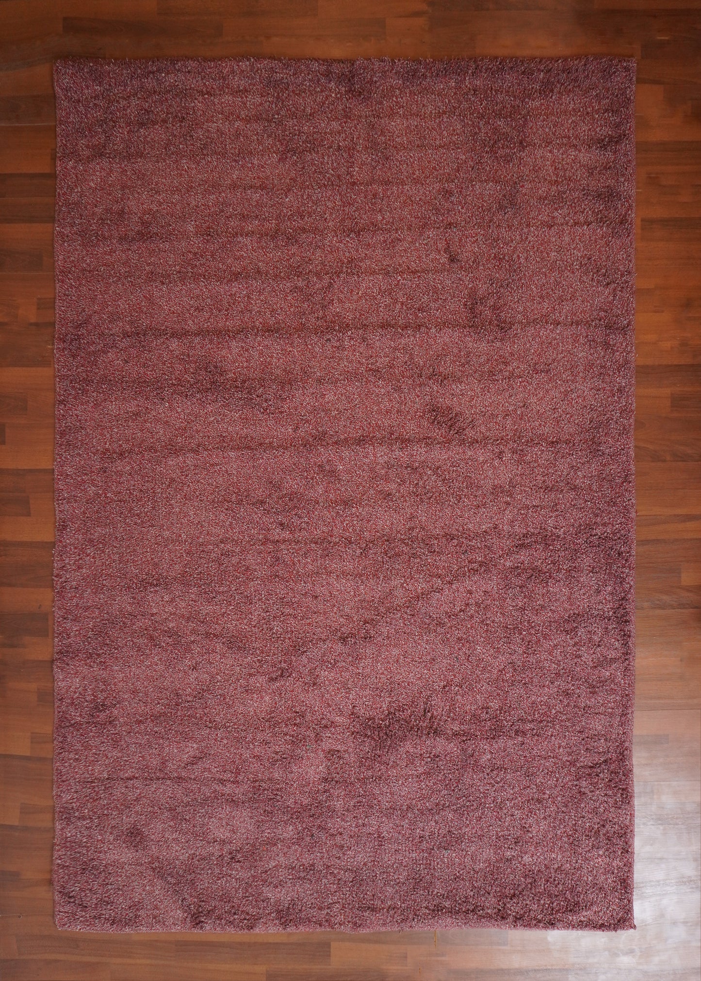 Maroon Fancy Cotton Shaggy Rug