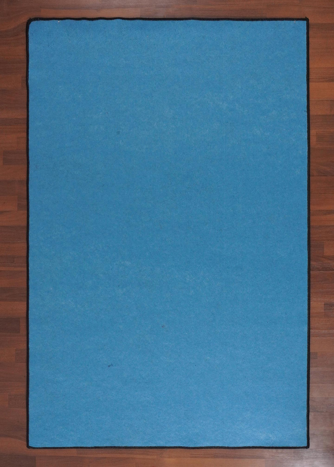 Dark Blue Beige Geometric Print Rug