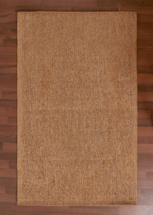 Copper Plain Weave Rug