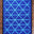 Blue With Linear Pattern Outdoor Runner