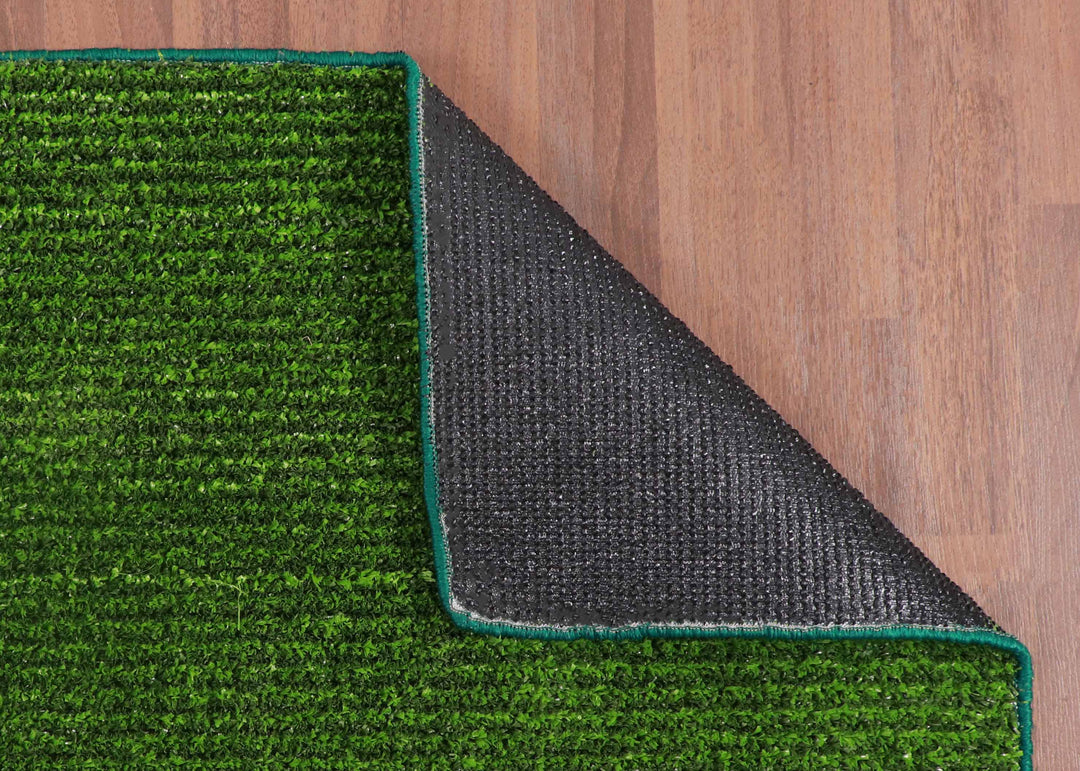 Striped Artificial Grass Door Mat