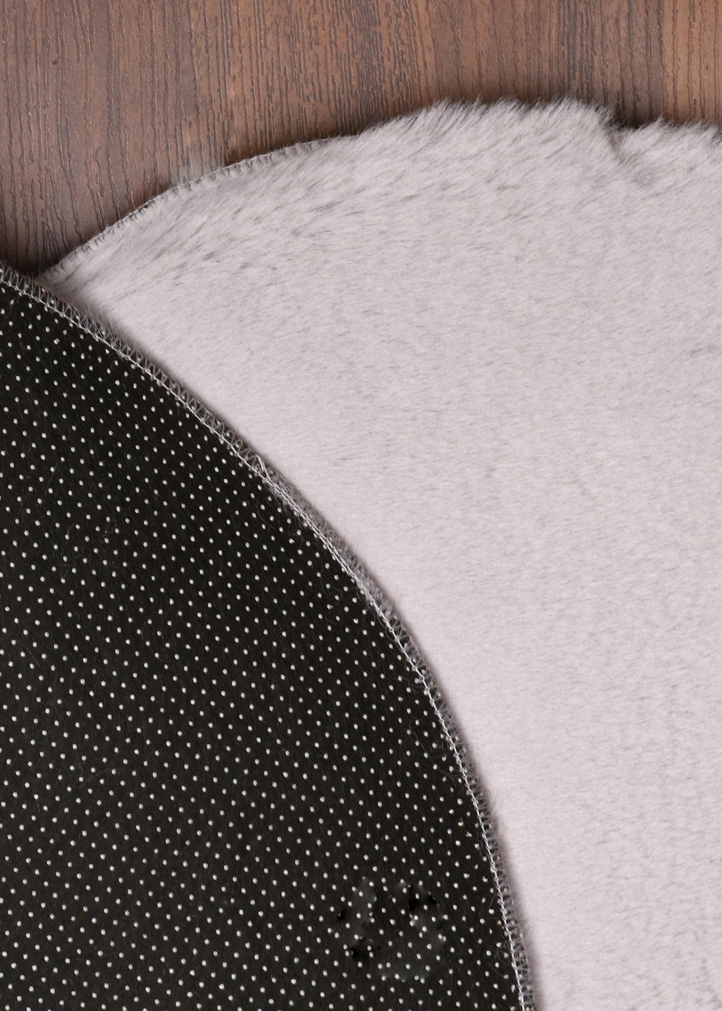 Gray Heart Shape Rug