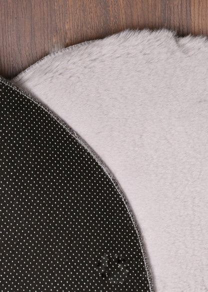 Gray Heart Shape Rug