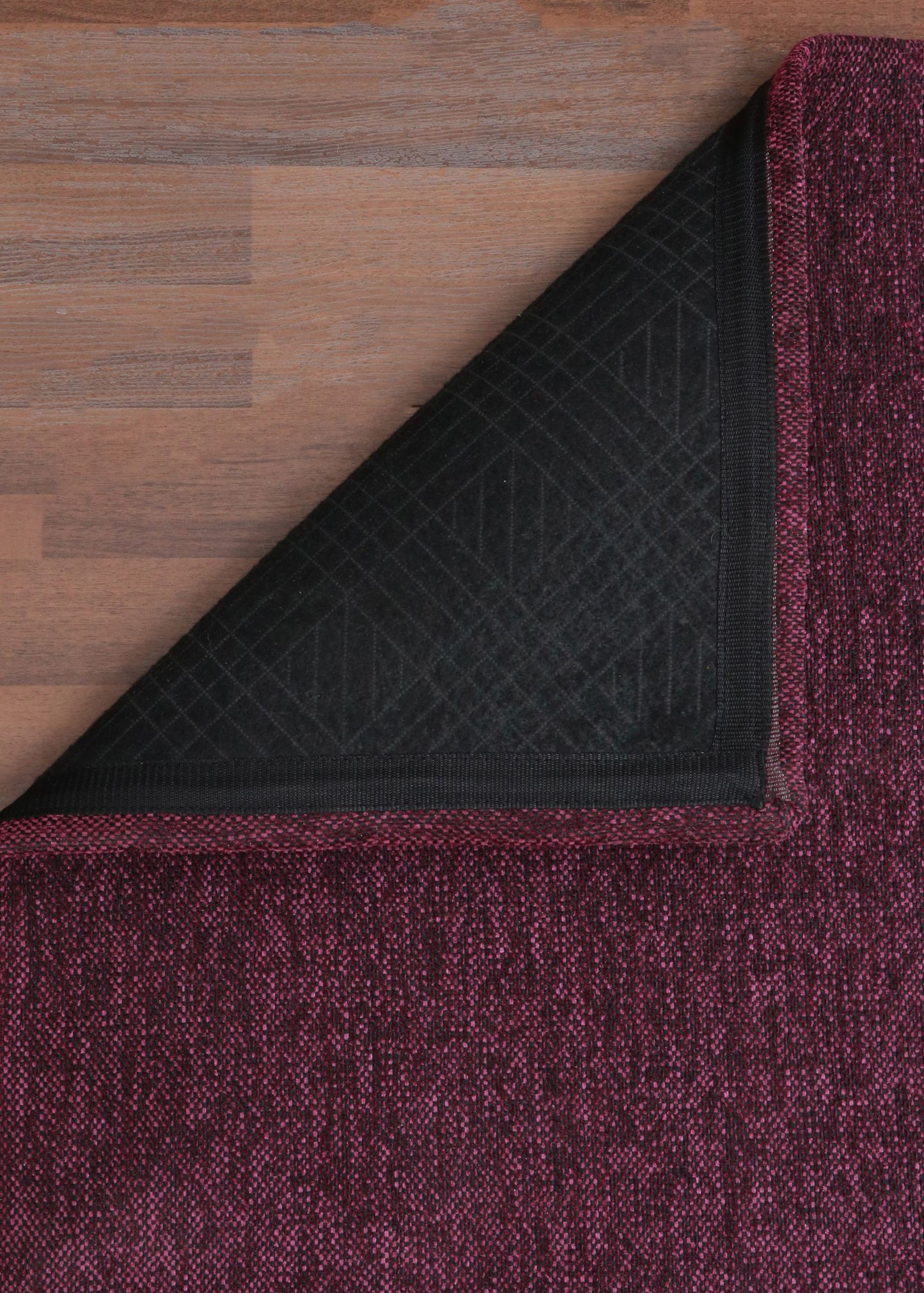 Purple Plain Weave Rug