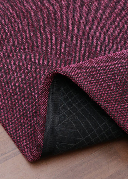 Purple Plain Weave Rug