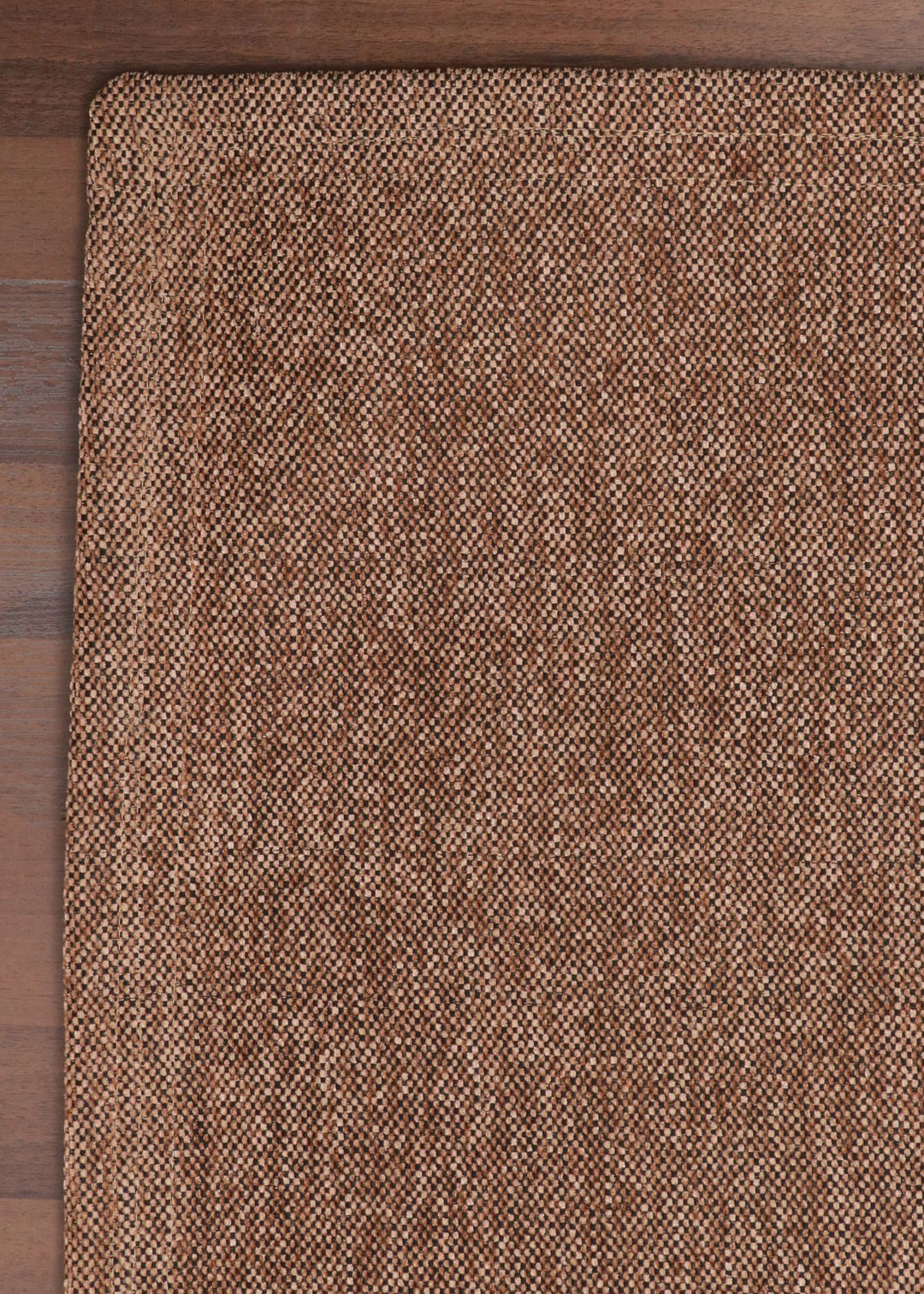 Copper & Black Plain Weave Rug