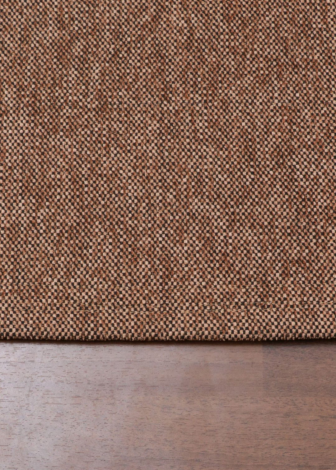 Copper & Black Plain Weave Rug