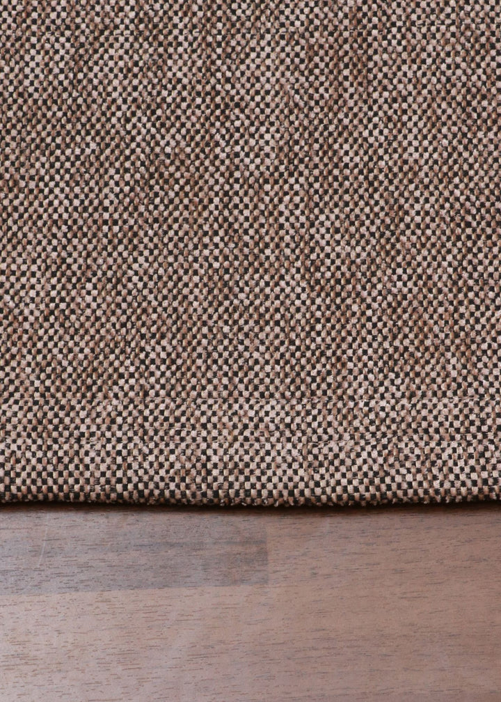 Brown Plain Weave Rug