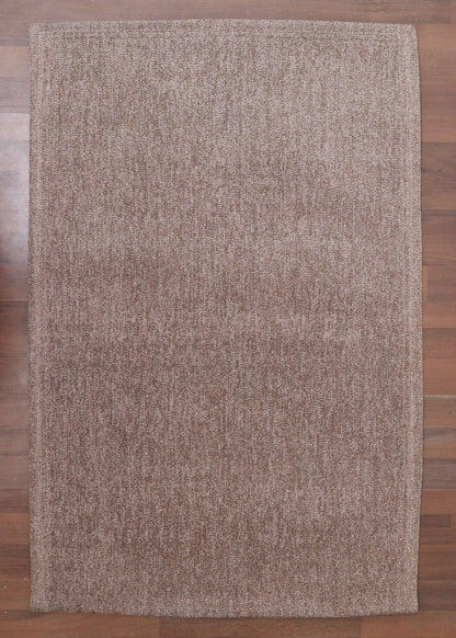 Brown Plain Weave Rug