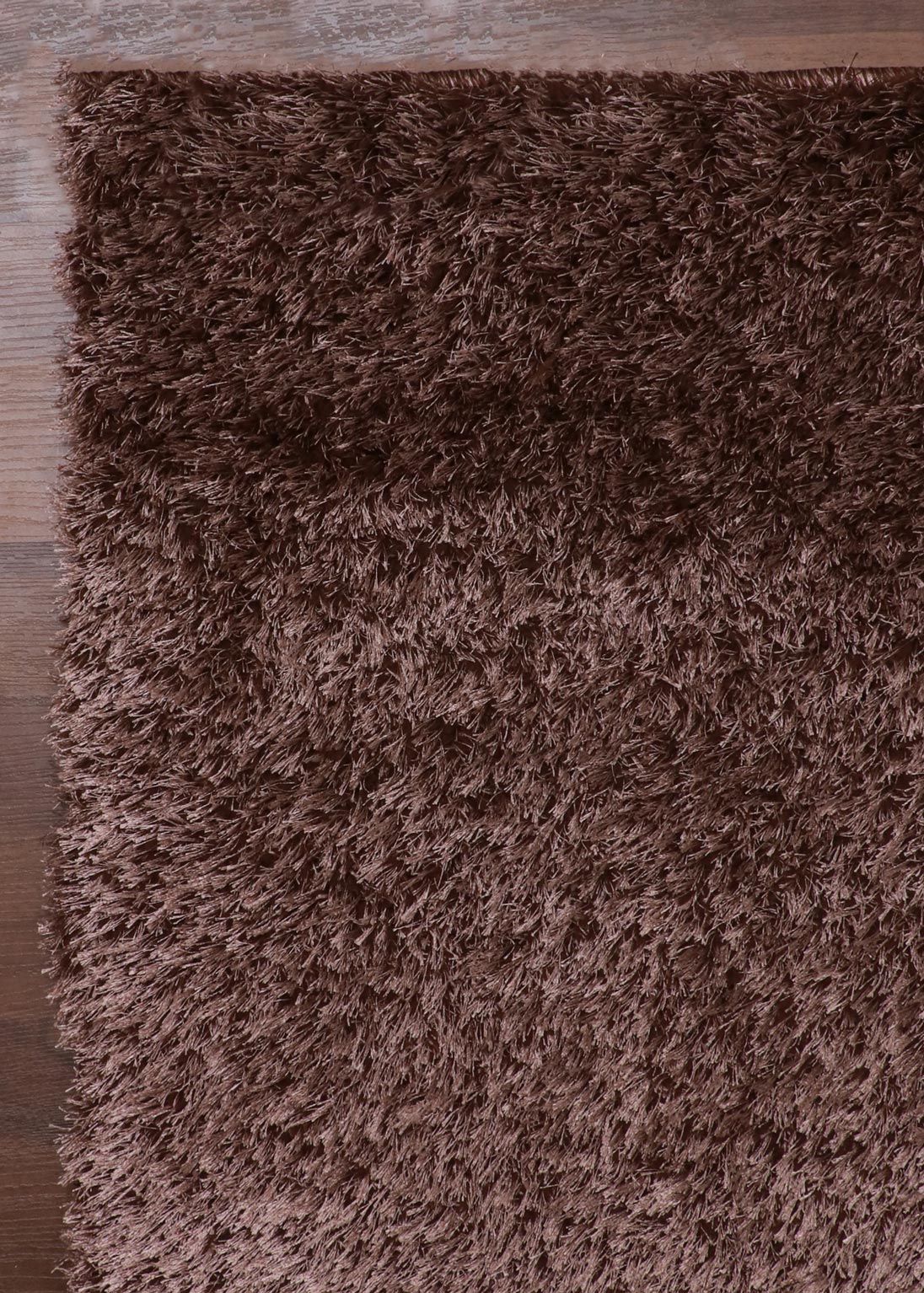 Dark Brown Shaggy Rug