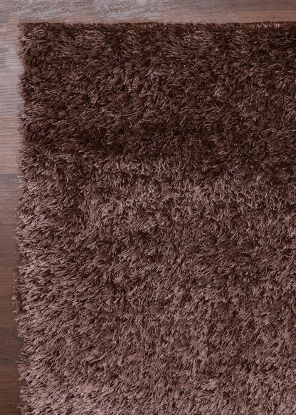 Dark Brown Shaggy Rug