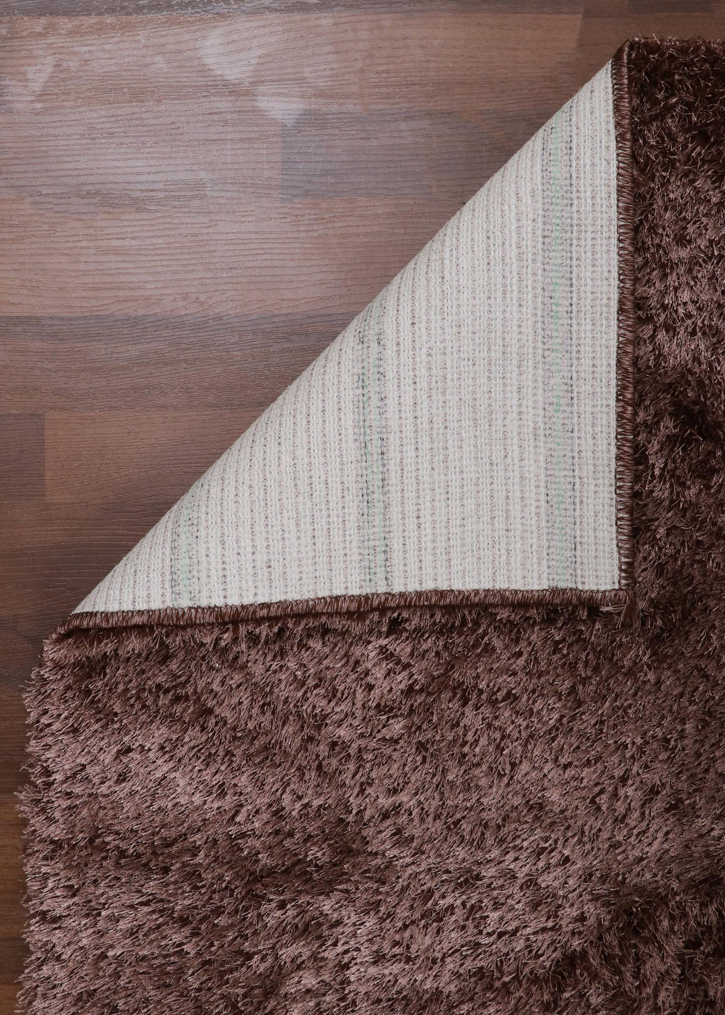 Dark Brown Shaggy Rug