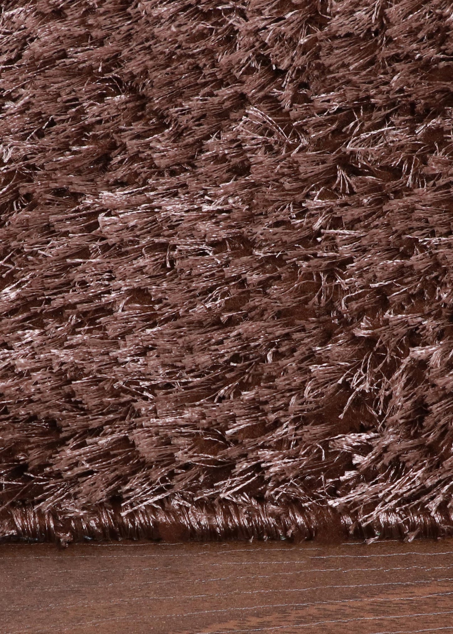 Dark Brown Shaggy Rug