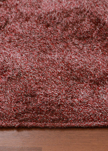 Maroon Fancy Cotton Shaggy Rug