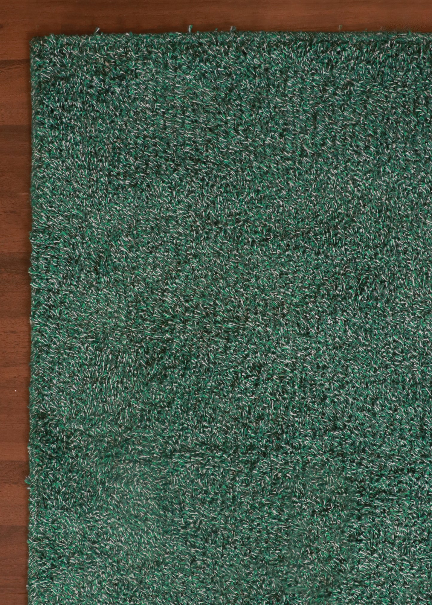 Green Shaggy Rug