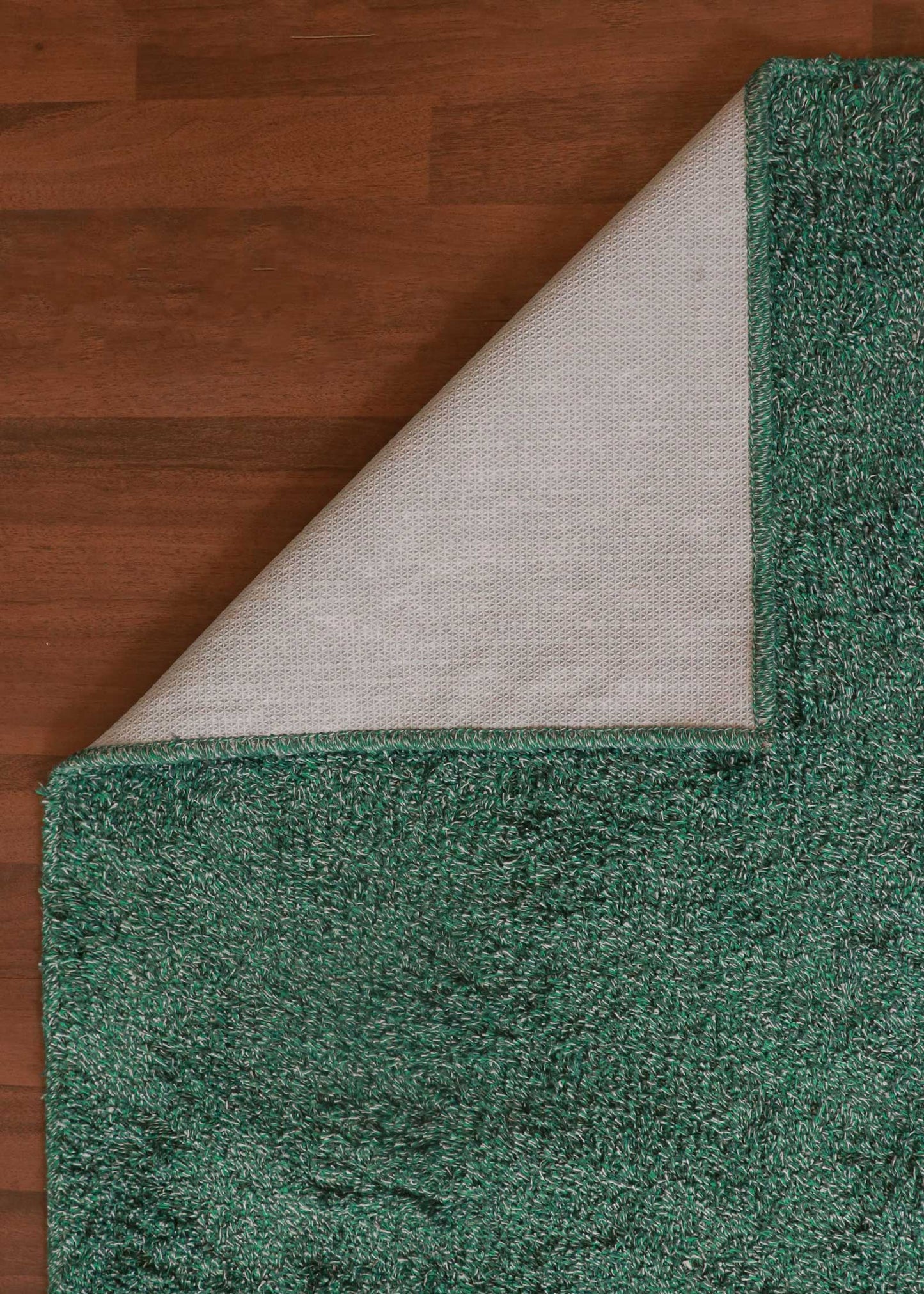 Teal Fancy Cotton Shaggy Rug