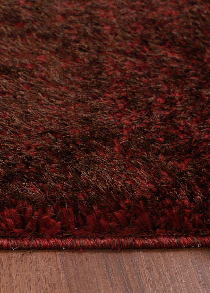 Maroon Shaggy Rug