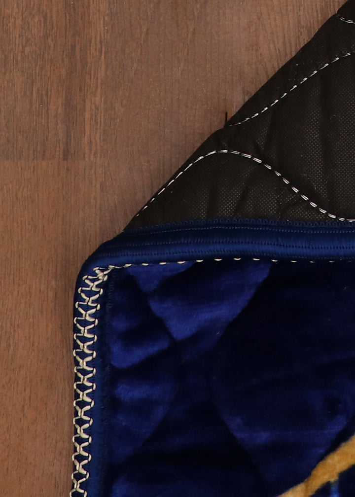 Blue Velvet Quilted Prayer Mat