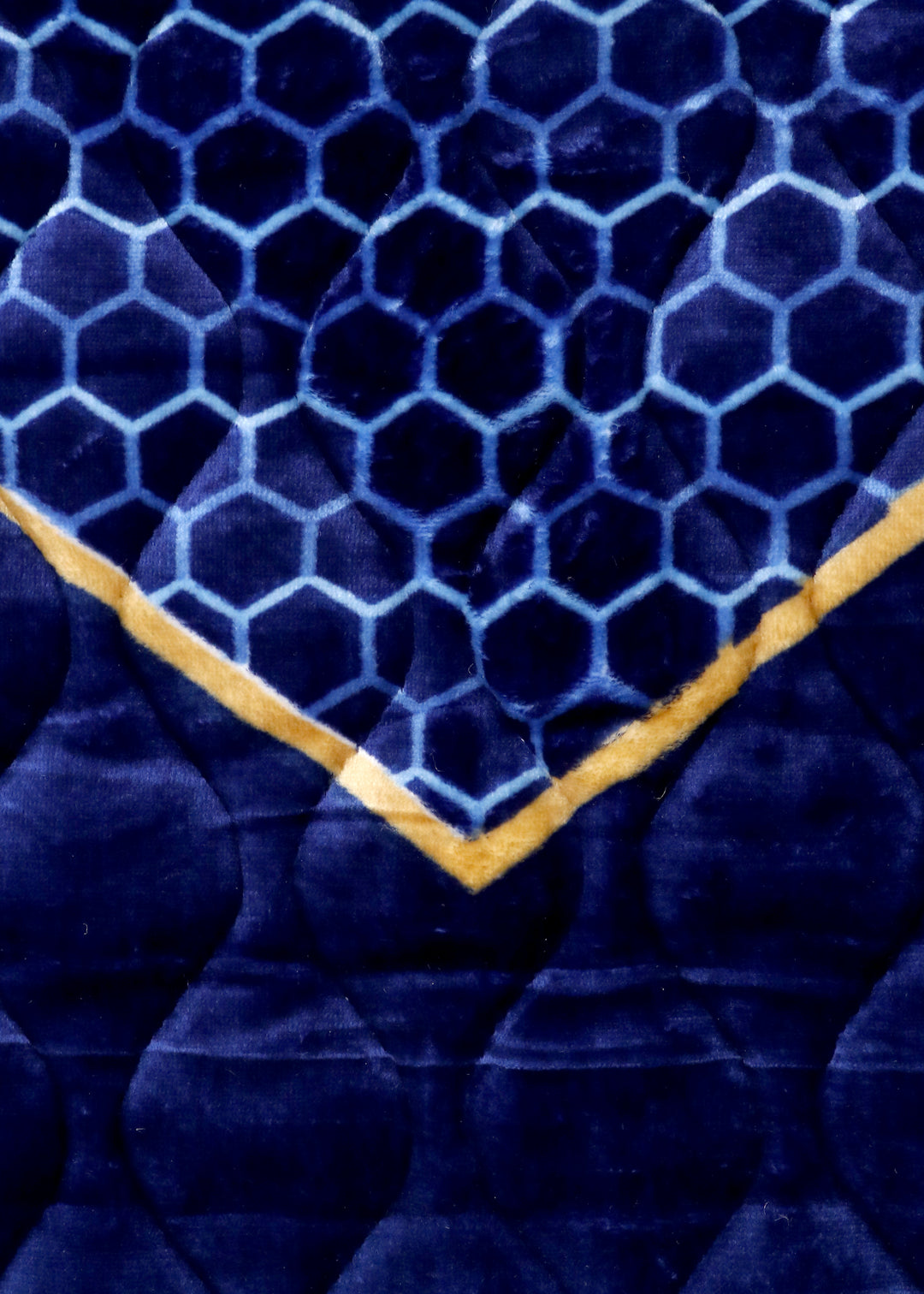 Blue Velvet Quilted Prayer Mat