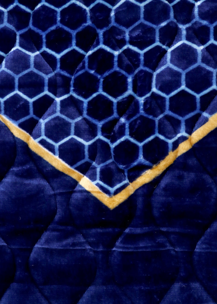 Blue Velvet Quilted Prayer Mat
