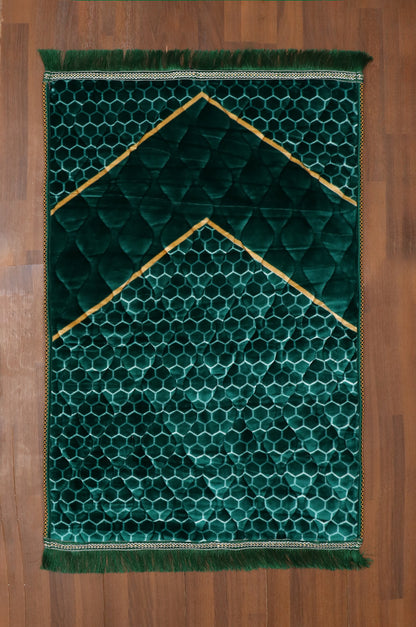 Green Velvet Prayer Mat