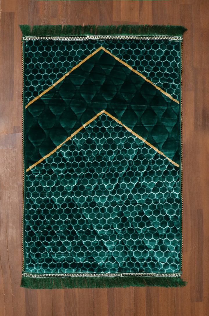 Green Velvet Prayer Mat
