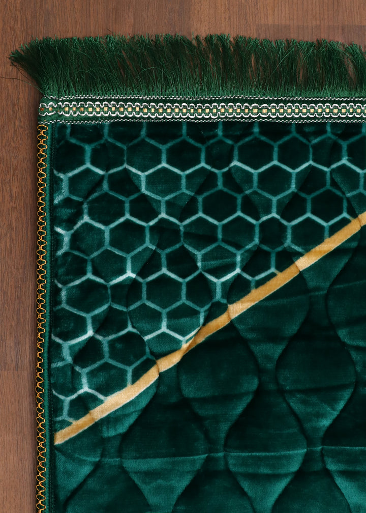 Green Velvet Prayer Mat