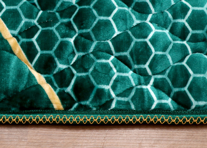 Green Velvet Prayer Mat