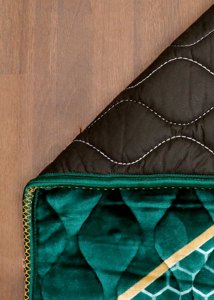 Green Velvet Prayer Mat
