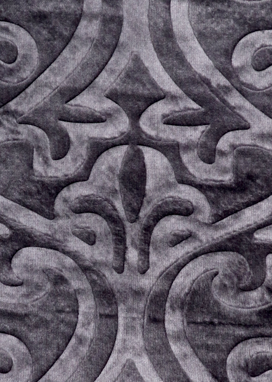 Dark Grey Mihrab Velvet Prayer Mat