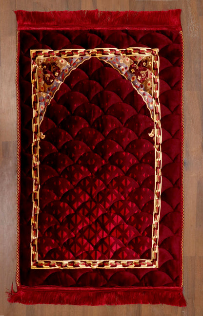 Luxury Velvet Mihrab Prayer Mat