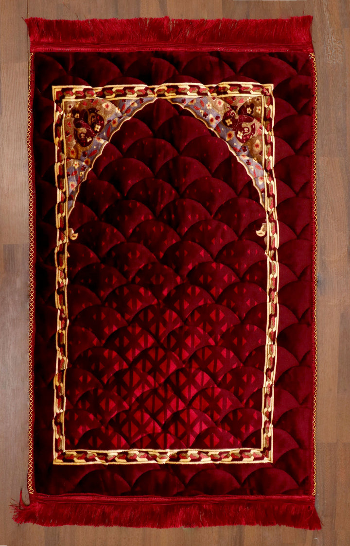 Luxury Velvet Mihrab Prayer Mat