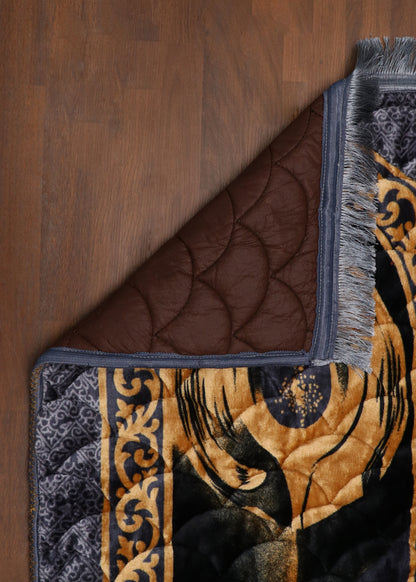 Velvet Quilted Mihrab Prayer Mat