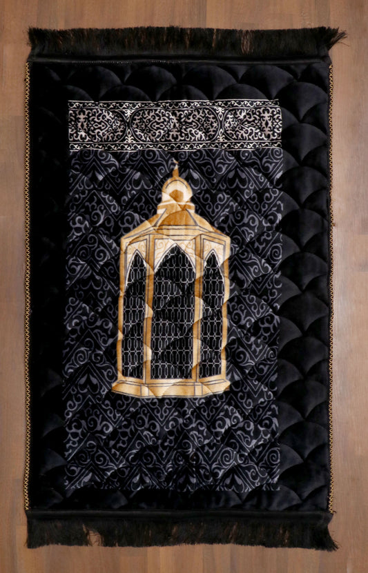 Black Velvet Prayer Mat
