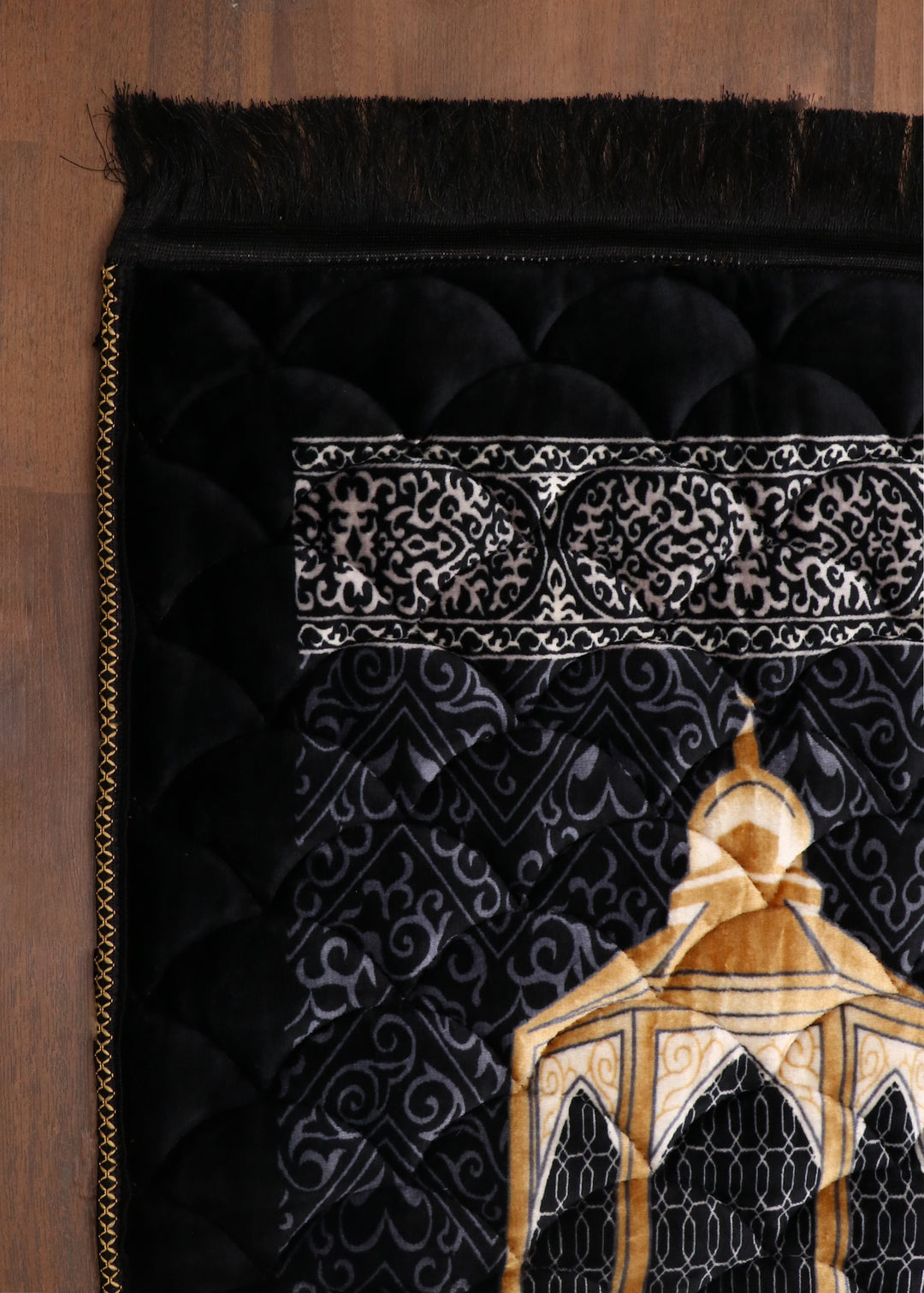 Black Velvet Prayer Mat
