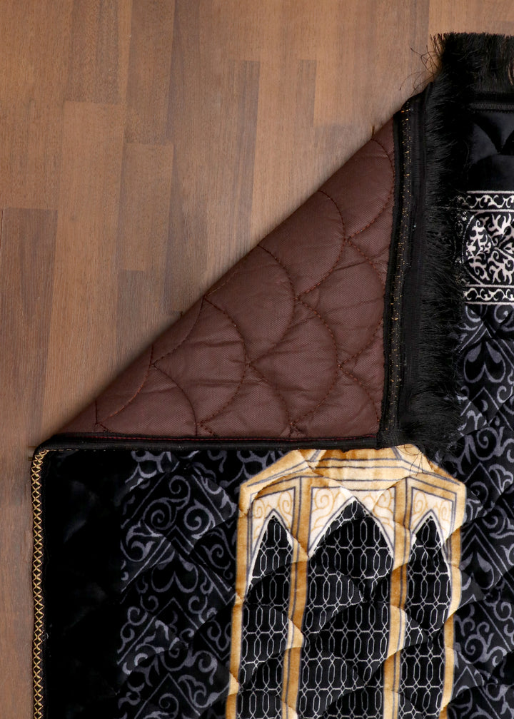 Black Velvet Prayer Mat