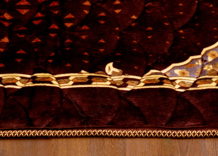 Golden Accent Mihrab Prayer Mat