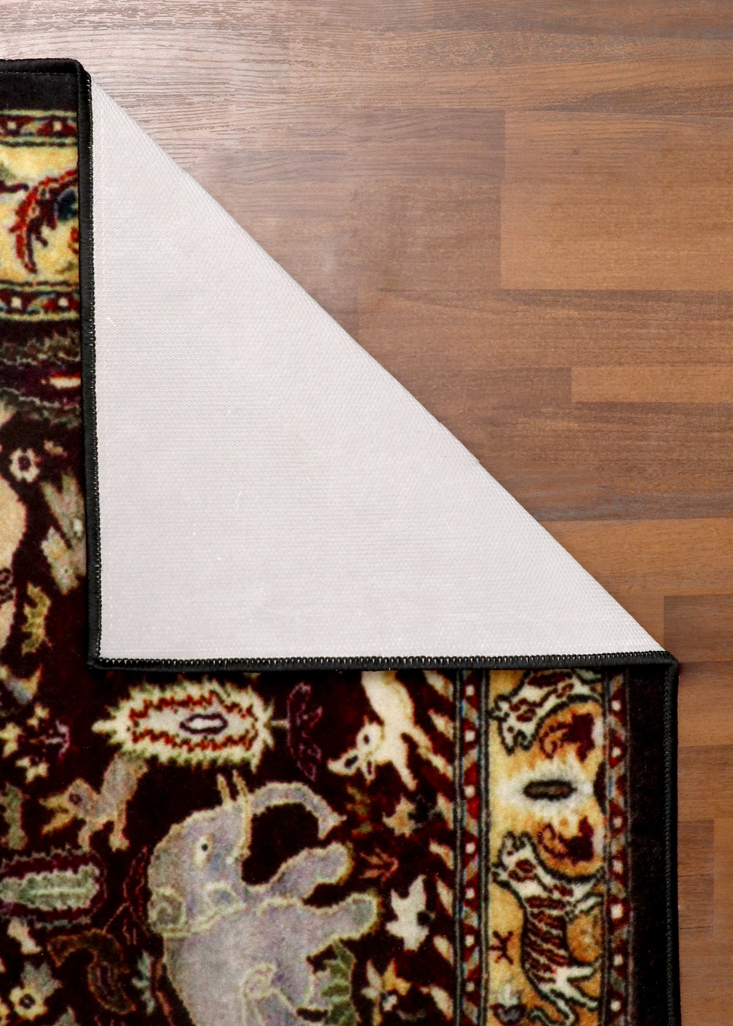 Artistic Hunting Scene Rug