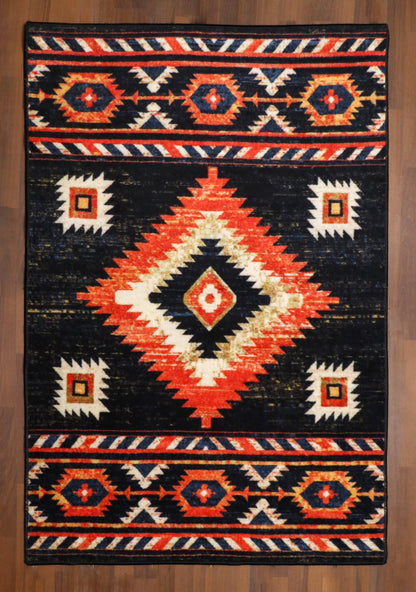 Tribal Geometric Area Rug