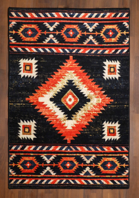 Tribal Geometric Area Rug