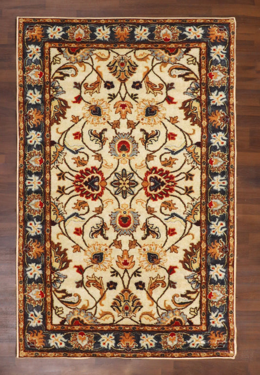 Multi Color Floral Print Rug