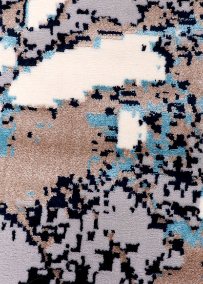 Turkish Earth Tone Abstract Rug