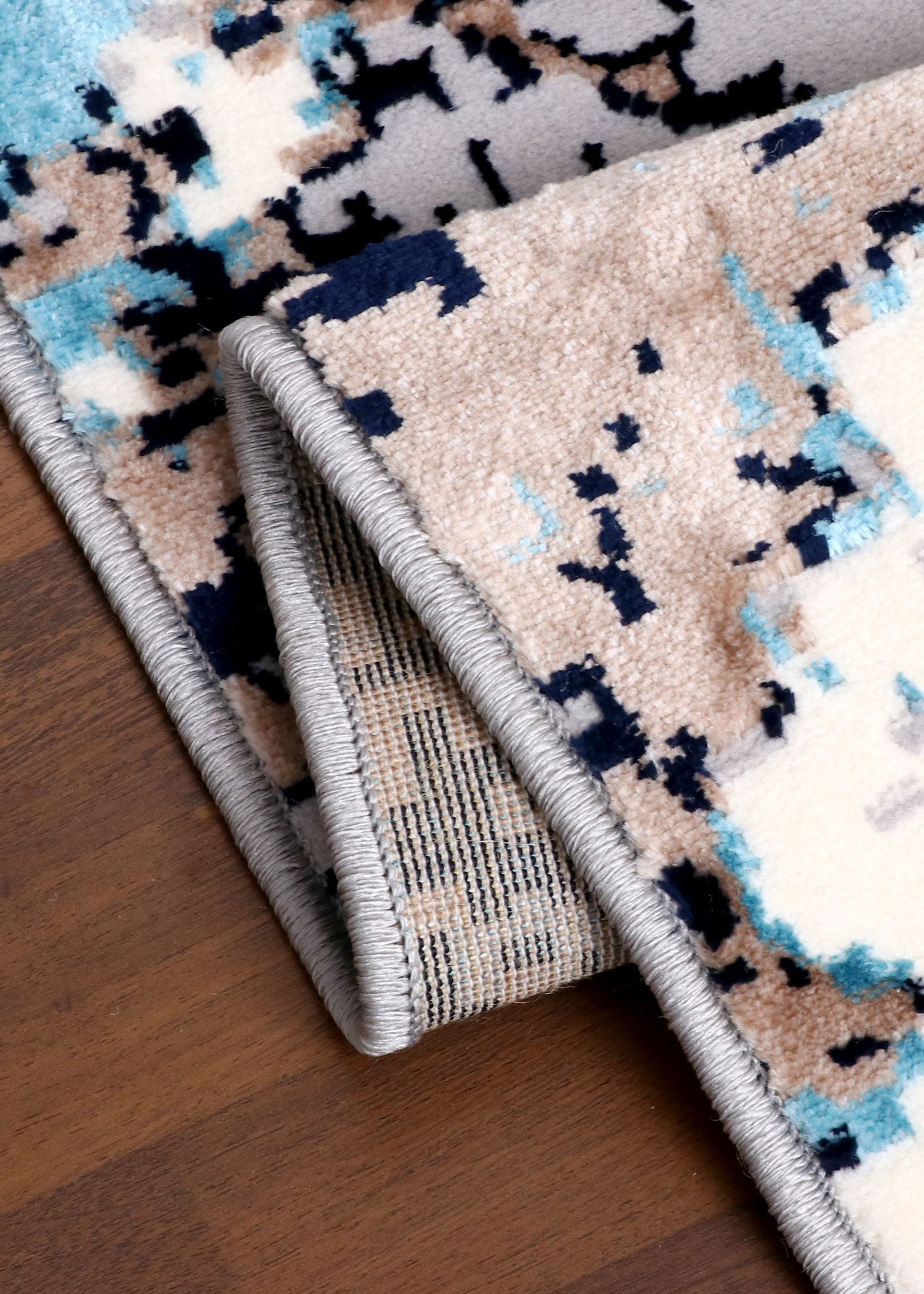 Turkish Earth Tone Abstract Rug