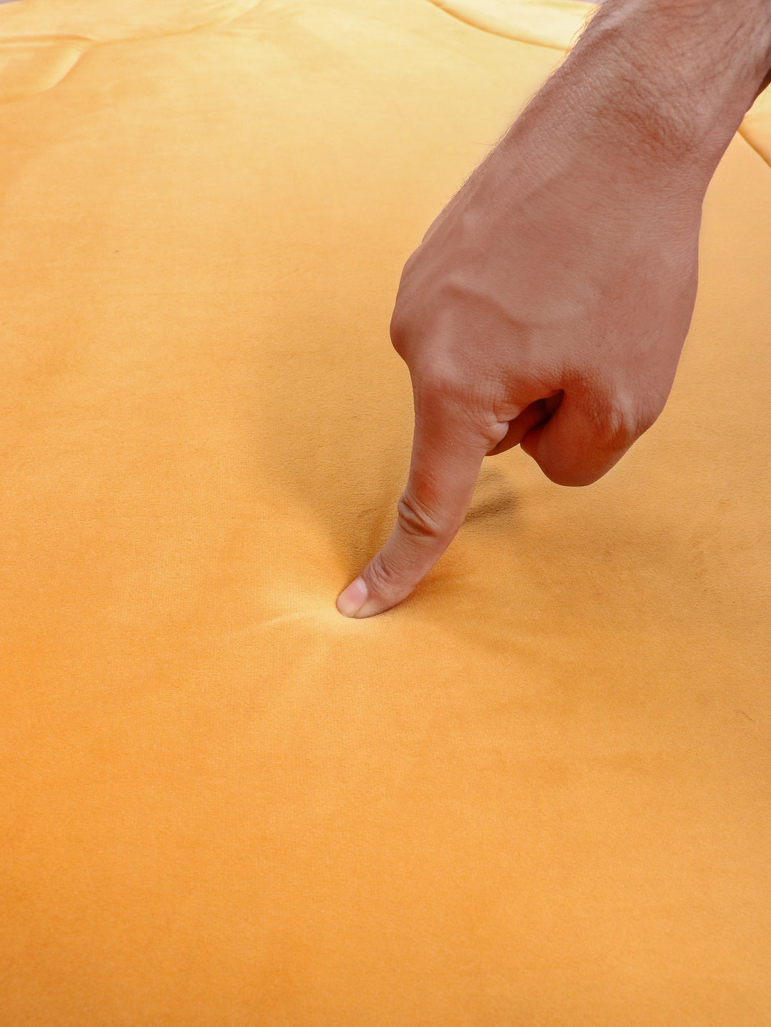 Orange Arch Cut Prayer Mat With Foam Padding
